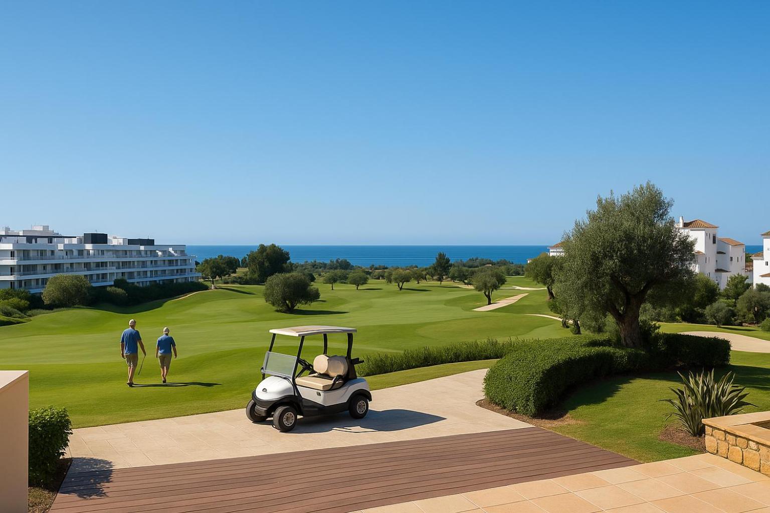 Penthouse Sea View - Valle Romano Golf 埃斯特波纳 外观 照片