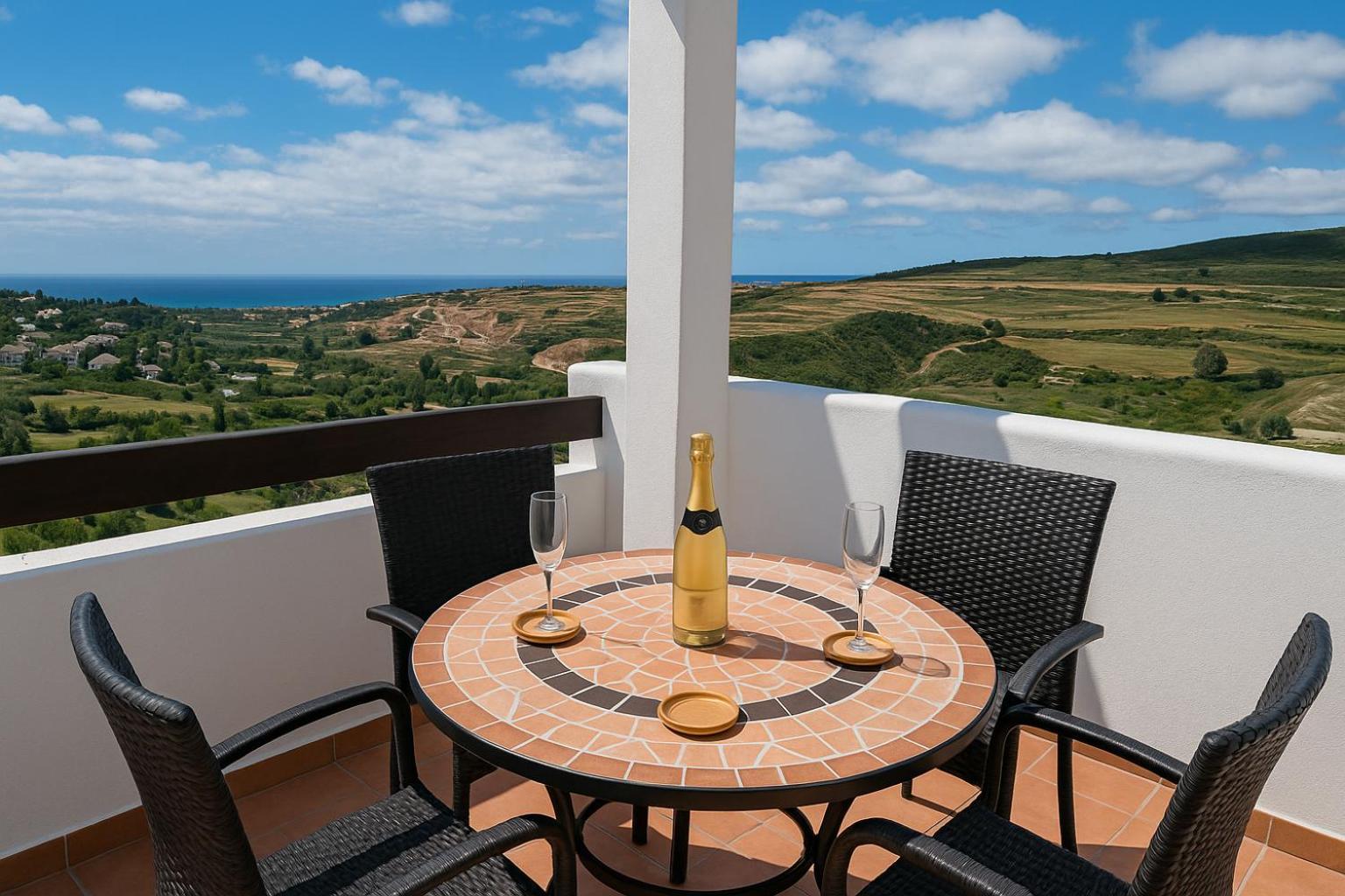 Penthouse Sea View - Valle Romano Golf 埃斯特波纳 外观 照片
